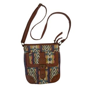 Rue21 Multicolor Patterned Crossbody Bag